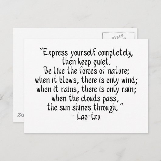 自分表現の全てを… ポストカード (正面/裏面)