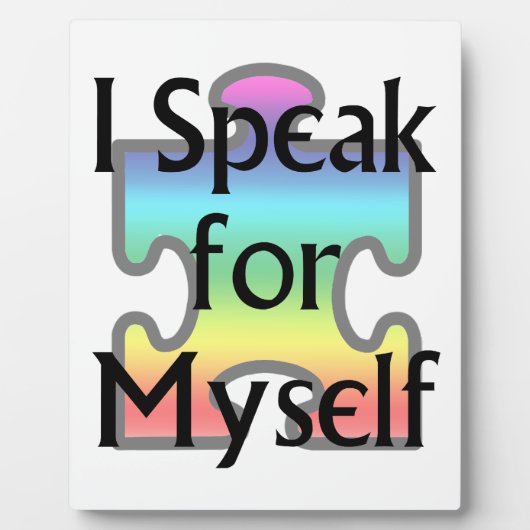 自分話のために フォトプラーク (正面)