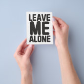 自分離れのプライバシー チラシ (手)