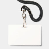 自分頼の名前 バッジ (Back with Lanyard)