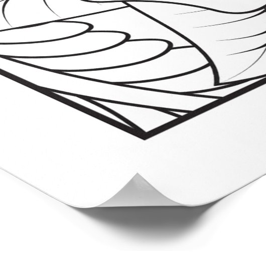 自分風変わりで色を変えない ポスター (角)