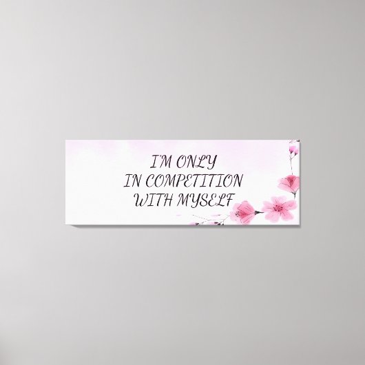 自分、自分、キャンバスの印刷 キャンバスプリント (正面)