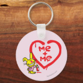 自分+自分 キーホルダー (正面)