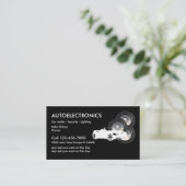 自動およびセキュリティ 名刺 (スタンド正面)