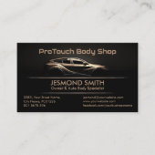 自動お洒落モダン体作業 名刺 (正面)