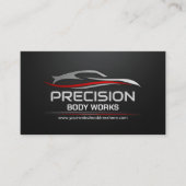 自動お洒落モダン体作業 名刺 (正面)