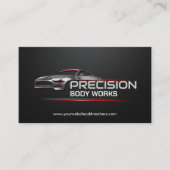 自動お洒落モダン体作業 名刺 (正面)