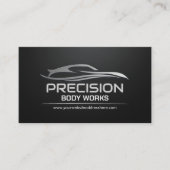 自動お洒落モダン体作業 名刺 (正面)