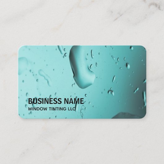 自動ウィンドウの色付け車のウィンドウの濃淡 名刺 (正面)