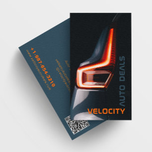 自動エレガントディーラー黒の名刺 名刺