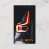 自動エレガントディーラー黒の名刺 名刺 (正面)