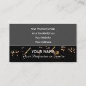 自動エレガント車修理専門家の名刺 名刺 (裏面)