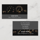 自動エレガント車修理専門家の名刺 名刺 (正面/裏面)