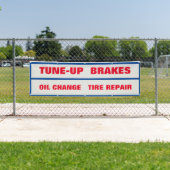 自動カスタマイズ修理店舗を個人用に設定 横断幕 (インサイチュ)