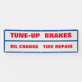 自動カスタマイズ修理店舗を個人用に設定 横断幕 (横)