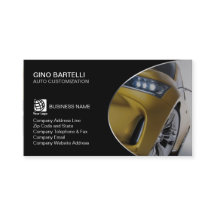 自動カスタマイズ黄色車の車