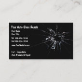 自動ガラス修復の新規作成 名刺 (正面)
