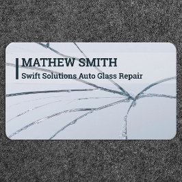 自動ガラス修復 名刺