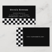 自動ガレージの名刺の競争の灰色 名刺 (正面/裏面)