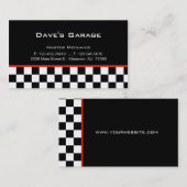 自動ガレージの名刺の競争 名刺 (正面/裏面)