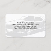 自動ガレージ |自動車修理サービス 名刺 (裏面)