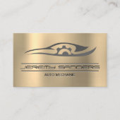 自動ギアロゴ | 整備士 名刺 (正面)