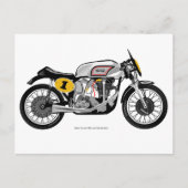 自動クラシック二輪車用葉書 ポストカード (正面)