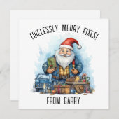 自動クリスマスカードのパーソナライズ整備士 シーズンカード (正面/裏面)