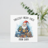 自動クリスマスカードのパーソナライズ整備士 シーズンカード (スタンド正面)