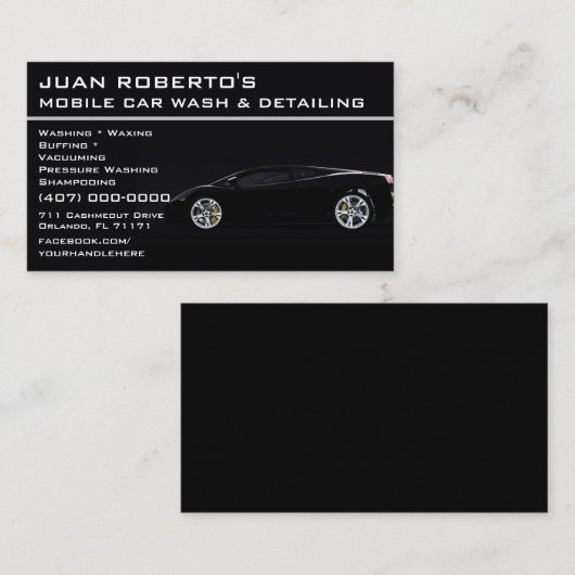 自動クリーニング自動修復の詳細 名刺 (正面/裏面)