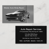 自動クール体お洒落デザイン 名刺 (正面/裏面)