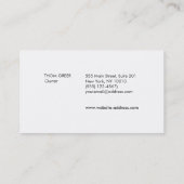 自動クール修はっきりした理自動車 名刺 (裏面)