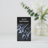 自動クール整備士シンプル名刺 名刺 (スタンド正面)