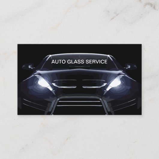 自動クール風防の修復名刺 名刺 (正面)