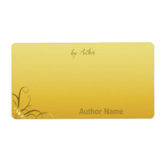 自動グラフ化作家金ゴールド旋回ラベル ラベル