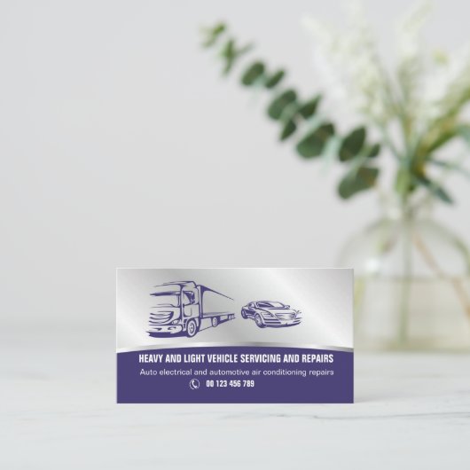 自動サービスのための名刺 名刺 (スタンド正面)