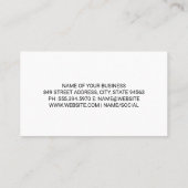 自動サービスアイコン | 整備士技術者 名刺 (裏面)