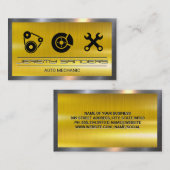 自動サービスアイコン |金属工業 名刺 (正面/裏面)