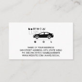 自動サービスロゴ | エンジンベイ名刺 名刺 (裏面)