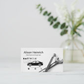 自動サービス図 |レンチ |整備士 名刺 (スタンド正面)