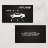 自動サービス | 図表 名刺 (正面/裏面)