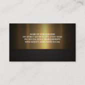 自動ショップアイコン |自動車の修理 名刺 (裏面)