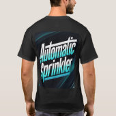 自動スプリンクラー Tシャツ (裏面)