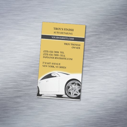 自動ディテリング マグネット名刺 (インサイチュ)