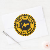 自動ドア離れ開き ラウンドシール (封筒)