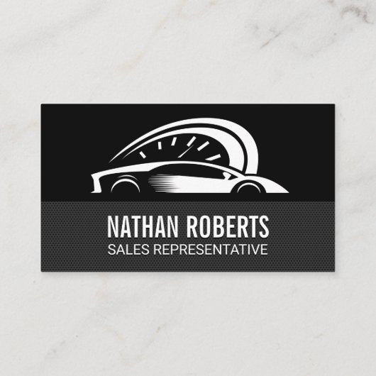 自動パーツのロゴ |パフォーマンス 名刺 (裏面)