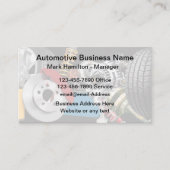 自動パーツ・サ車のービス名刺 名刺 (正面)