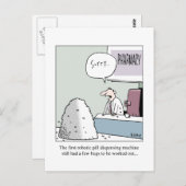 自動ピルディスペンサーカード ポストカード (正面/裏面)