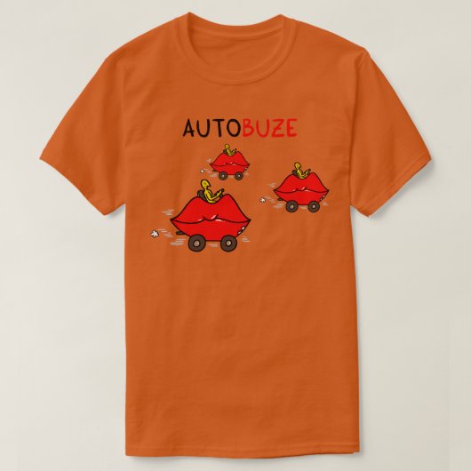 自動ブーズ Tシャツ (デザイン正面)