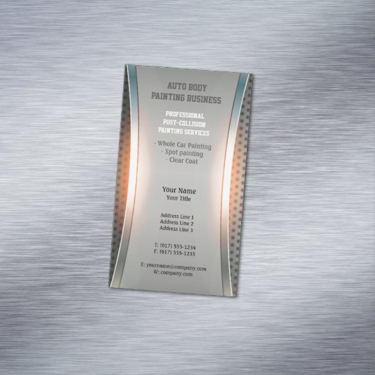 自動モダン体絵画の |プロフェッショナル マグネット名刺 (インサイチュ)
